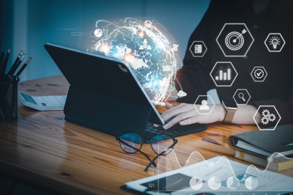 DIY web design image showcasing the ability of a woman familiar with the craft.