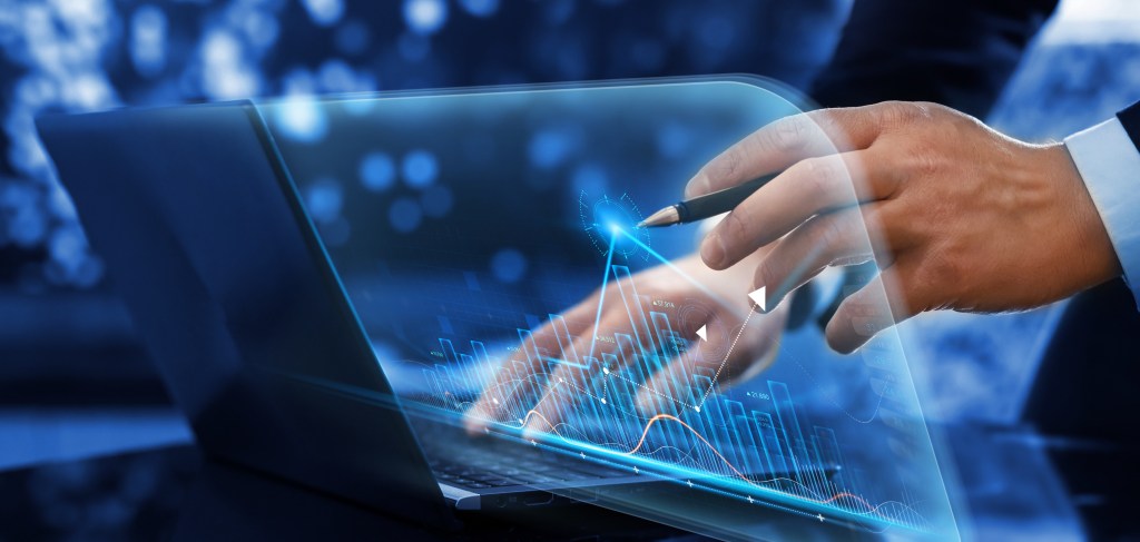 Web design image showcasing analytics.