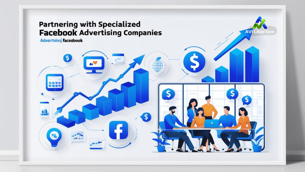 A modern image showcasing the benefits of partnering with specialized facebook advertising companies.